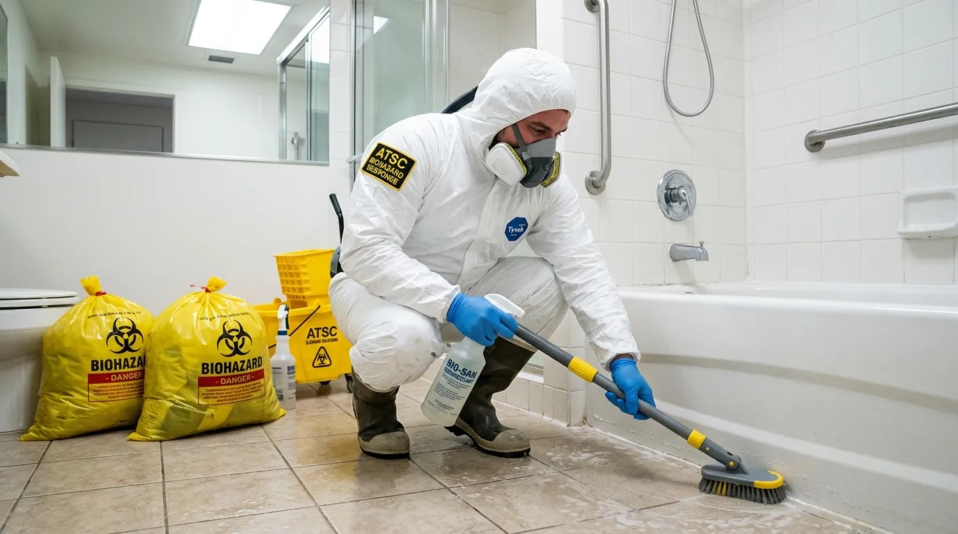 Decontamination equipment deployed for Blood Cleanup in Gun Barrel City